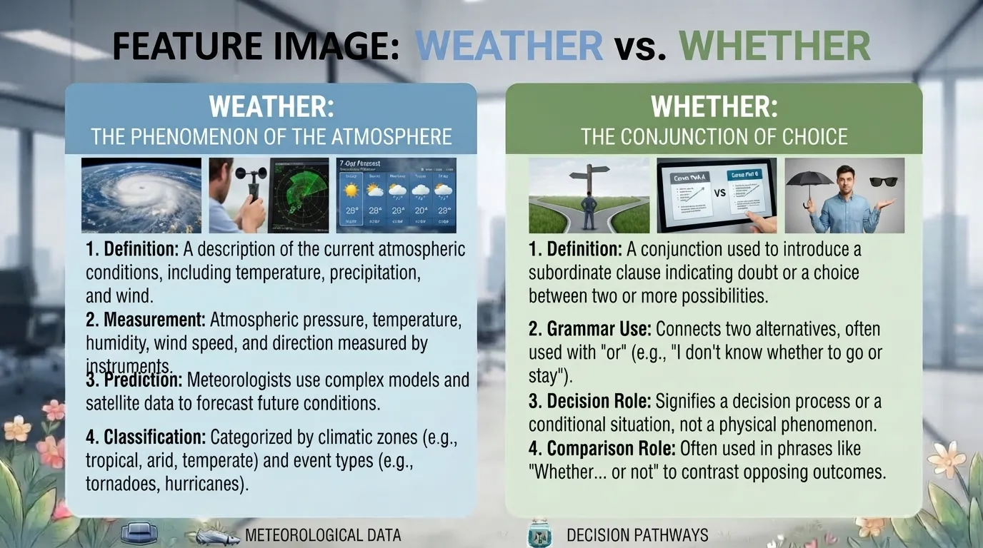 Whether or Weather