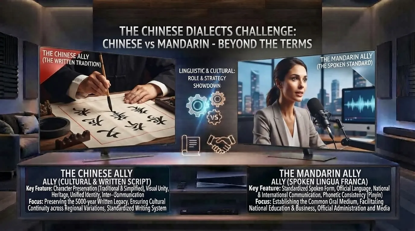 Chinese vs Mandarin