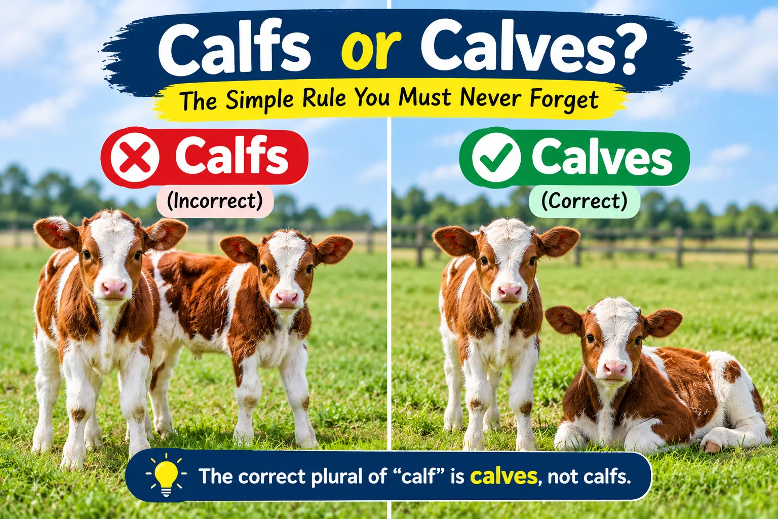 Calfs or Calves: