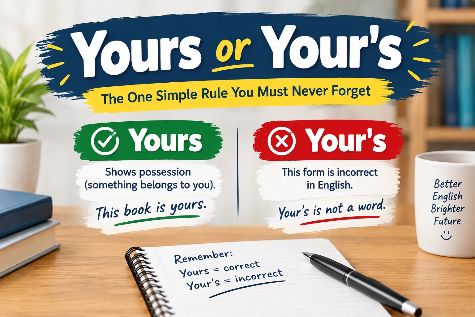 Yours or Your's