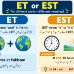 Et or Est