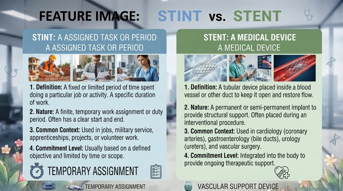 Stint vs Stent